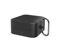 Custodia in morbido silicone per auricolari Timekettle W4 Pro, resistente agli urti e vestibilità sicura per evitare cadute offrendo un elegante aspetto rosa (nero)