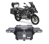 Custodia in Moto 45L, Custodia Motociclistica in Lega di Alluminio Bagaglio a Motocicletta con Moto con Blocco di Sicurezza Traveling Moto in Scatola Top Box Portante Custodia