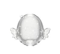Custodia in PC trasparente compatibile con Tamagotchi Pix, guscio rigido con ali di angelo/diavolo e supporto per animali virtuali
