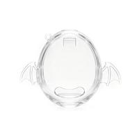 Custodia in PC trasparente compatibile con Tamagotchi Pix, guscio rigido con ali di angelo/diavolo e supporto per animali virtuali