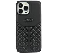 Custodia Audi in vera pelle, nera - iPhone 13 Pro Max