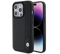 BMW Cover Custodia per Apple iPhone 15 Pro Max, Nero