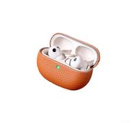 Custodia in pelle compatibile con FreeBuds Pro 5, offre supporto strutturale barriera ambientale e fattore portatile (marrone)