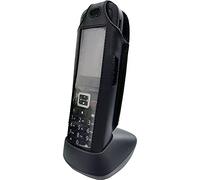 Custodia in pelle con clip per cintura in acciaio per Gigaset R700H e Unify R6