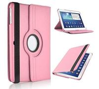 Custodia in pelle, con supporto rotante a 360° per Samsung Galaxy Tab 4 10.1 T530, T535 baby rosa Baby Pink