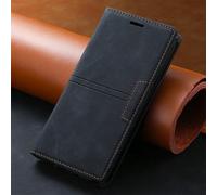 Custodia in pelle di lusso stile portafoglio, realizzata in materiale atossico, con slot per schede e supporto per cornice fotografica, design a flip cover, compatibile con Samsung Galaxy, Pixel e alt