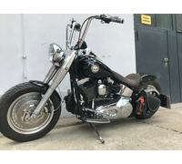 Custodia IN Pelle Diablo Bianco Adatto A per Harley Davidson Borsa Softail