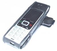 Custodia in pelle Haco Unify OpenScape DECT S4/S5, clip rotante NEW