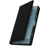 Custodia in pelle nera Avizar per Sony Xperia XZ1 Compact