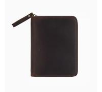 Custodia in pelle per notebook con scomparto per penna per 8,9 x 14,9 cm, custodia in pelle fatta a mano