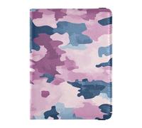 Custodia in pelle per passaporto e carte di vaccino, da viaggio, con scomparto per carte di vaccinazione, custodia a portafoglio per donne e uomini, impermeabile, 10-Camouflage, 1 size, moderno