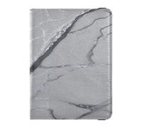 Custodia in pelle per passaporto e carte di vaccino, organizer per documenti di viaggio, custodia protettiva per passaporto, essenziale da viaggio, impermeabile, Finto Glitter Marmo grano, 1 size