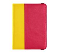 Custodia in pelle per passaporto e vaccino con bandiera della Romania, organizer per documenti di viaggio, con blocco RFID, impermeabile, essenziale da viaggio
