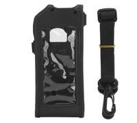 Custodia in pelle per ricetrasmittente, custodia protettiva morbida per walkie talkie con cordino, protezione in tutte le direzioni, custodia