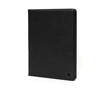 Custodia in pelle Porter Riley compatibile con iPad Pro 11" - modello M5/M4 (2025/2024). Custodia/supporto/cover in vera pelle di alta qualità. (nero puro)