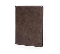 Custodia in pelle Porter Riley compatibile con iPad Pro 13" - modello M5/M4 (2025/2024). Custodia/supporto/cover in vera pelle di alta qualità. (marrone cioccolato)