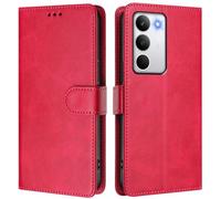 Custodia in pelle PU compatibile con OPPO REALME C71 4G all'estero con porta carte di credito, blocco RFID, custodia protettiva in pelle PU per donne e uomini per OPPO REALME C71 4G all'estero, rosa
