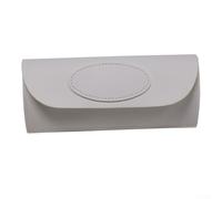 Custodia in pelle PU con design pieghevole e divisori interni per punte, aste, ali e componenti di ricambio per esercitarsi in viaggio o giocare competitivo (bianco)