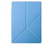 Custodia in pelle PU for e-book adatta for Kobo Aura One 7.8 pollici 2016 e-book Smart Sleep Fall Protection Stand Case(Sky Blue)