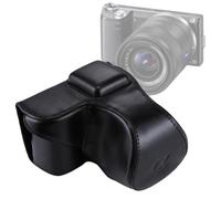 Custodia in pelle PU per fotocamera corpo intero con tracolla per Sony NEX 5N /