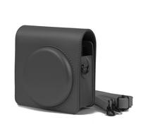Custodia in pelle PU perlato lustro per fotocamera FUJIFILM Instax SQUARE SQ6 con tracolla regolabile