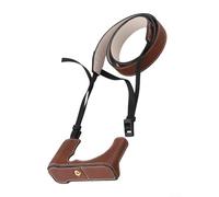 Custodia in pelle robusta per Fujifilm XM5 con materiale impermeabile e comodo cinturino per uso esterno (marrone)