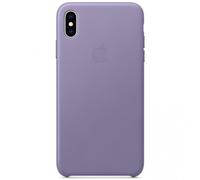 Custodia in pelle viola Apple per iPhone XS Max
