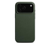 Woolnut Custodia in pelle per iPhone 17 Pro Max - Verde - Pelle pieno fiore scandinava, compatibile con MagSafe, lati sottili in TPU, fodera in morbida microfibra, bordi rialzati per la protezione