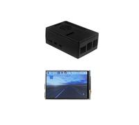 Custodia In Plastica ABS + Display Touch Screen da 3,5 Pollici per Raspberry Pi 5 5B