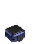 Custodia in plastica ABS per Galaxy Buds 4/4 Pro, custodia protettiva per auricolari, custodia rigida, custodia per auricolari wireless (solo custodia) (blu)