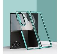 Custodia in plastica galvanizzata 6D per Samsung Galaxy Z Fold7, 3 pezzi, verde