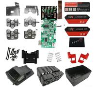 Custodia in plastica per batteria progettata per batterie compatibili da 18 V 3 6 9 Ah con scheda di protezione PCB integrata per una gestione e una sostituzione efficaci della batteria