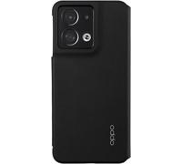 Originale OPPO Ufficiale Flip Similpelle Custodia Progettato per Reno8 5G, Nero
