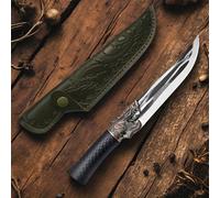 Custodia in PU per coltello da campeggio all'aperto, borsa portaoggetti, adatta per vari coltelli, da appendere in vita (coltelli non inclusi) in 1 pezzoPoliuretano