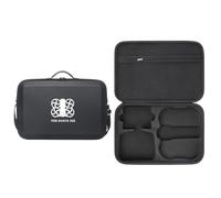 Custodia in PU per drone DJI Avata 360, portatile, antiurto, a prova di caduta e antipolvere, borsa organizer da viaggio, Nero con un motivo, No
