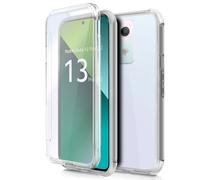 Cool Custodia Silicone 3D per Xiaomi Redmi Note 13 Pro 5G / Poco X6 5G (Trasparente Frontale + Posteriore)