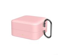 Custodia in silicone a lunga durata progettata per auricolari Timekettle W4 Pro con resistenza e protezione antipolvere (rosa)