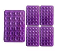Custodia in silicone a ventosa per telefono, supporto adesivo con 24 tazze, 5 pezzi, supporto antiscivolo, adesivi per selfie e video