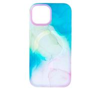 Custodia in silicone ad acquerello per iPhone 15 Pro Max, trasparente, compatibile con Magsafe, flessibile, ultra sottile e resistente, design esclusivo, protezione contro le cadute, multicolore