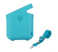 Custodia in silicone adatta per lettore audio Toniebox 2, tracolla regolabile, antiurto, antiscivolo, antigraffio, custodia protettiva in morbido silicone per lettore multimediale digitale Toniebox 2