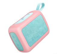 Custodia in silicone adattata con precisione per altoparlante JBL per GO5, supporta tutte le interfacce funzionali e riduce la vulnerabilità delle cadute (rosa)