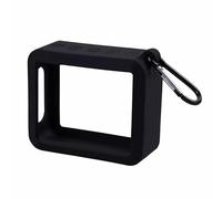 Custodia in silicone altoparlante per JBL GO 2 GO2 Stand Up Cover protettiva Shell anti-caduta viaggio durevole antiurto Custodia Bluetooth impermeabile Accessori per altoparlanti (black)