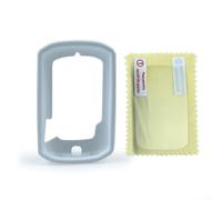 Custodia in silicone anti goccia per Bryton Rider 15 Neo con pellicola ad alta definizione accessorio ciclismo intelligente (bianco)
