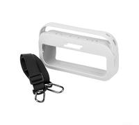 Custodia in silicone antigraffio per altoparlante Bose For Flex con vestibilità precisa e supporto strutturale affidabile (bianco)