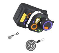 Custodia in silicone antishock per fotocamere con attacco a sgancio rapido e custodia protettiva antigraffio per fotocamera con sgancio rapido