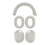 Custodia in silicone antistrappo per Sony WH-1000XM6 guscio archetto bianco2