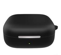 Custodia in silicone antiurto con moschettone rotante per HUAWEI FreeArc, costruzione leggera supporta le esigenze di stile di vita attivo (nero)