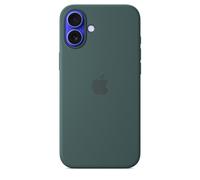 Custodia in silicone Apple Lake Green con MagSafe per iPhone 16 Plus