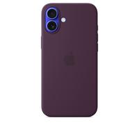 Custodia in silicone Apple Plum con MagSafe per iPhone 16 Plus