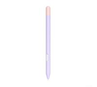 Custodia in silicone bicolore sottile per Samsung Tab S11 e S11 Ultra S Pen con punta rinforzata e zone di transizione lisce (viola)